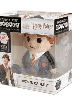 Warner Bros. Ron Weasley Knit-Style Collectible Figure - Gray/Red/Yellow/Brown